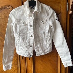 Tommy Hilfiger White Denim Jacket